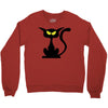 black cat Crewneck Sweatshirt