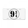 Harry Potter Train 9 3:4 License Plate
