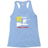 double trouble rocket ride Racerback Tank