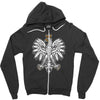polish eagle Zipper Hoodie