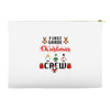 first grade christmas crew Accessory Pouches