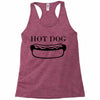 hot dog Racerback Tank