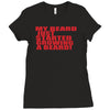 beard jus started Ladies Fitted T-Shirt
