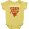 feed me pizza tell me i'm pretty Baby Onesie