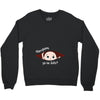 July Peeking Out Baby Boy in Spanish Crewneck Sweatshirt
