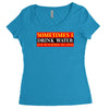 sometimes i drink water, ideal gift, birthday present Women's Triblend Scoop T-shirt