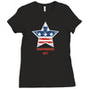 independence day 4th july star america american flag Ladies Fitted T-Shirt