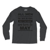 all men are created equal may Long Sleeve Shirts