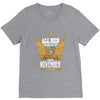 All Men Are Created Equal But Only The Best Are Born In November V-Neck Tee