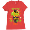 My Broom Broke So I Became A Biologist Ladies Fitted T-Shirt
