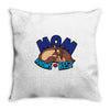 mom knows best Throw Pillow