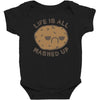 life is all mashed up Baby Bodysuit