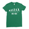 The Evolution of Rock Ladies Fitted T-Shirt