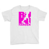 run harder gym workout Youth Tee
