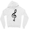 the music is the key Zipper Hoodie