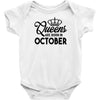 queens are born in october Infant Clothing