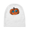 goofy pumpkin Baby Beanies