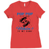 Pop Pop is my Name Fishing Is My Game Ladies Fitted T-Shirt