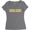 Winner Winner Chicken Dinner Women's Triblend Scoop T-shirt