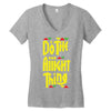do the aight thing Women's V-Neck T-Shirt