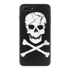 skull and crossbones pirate neon iPhone 7 Plus Case