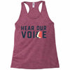 Women's March Hear Our Voice Racerback Tank