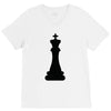 Chess King and Pawn V-Neck Tee