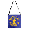 sasquatch tshirt bigfoot shirt funnyt shirt funny shirt cool t shirt a Adjustable Strap Totes