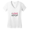 love pop Women's V-Neck T-Shirt