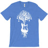 nature guitar white tree music banksy art T-Shirt