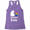 mama bear gay pride Racerback Tank
