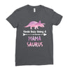 cool mama saurus. Ladies Fitted T-Shirt