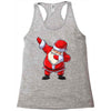 Santa Dabbing Racerback Tank