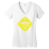 warning may...talking about fishing Women's V-Neck T-Shirt
