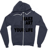 make smart choicees in your life Zipper Hoodie