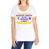 I Love Someone with Bladder Cancer to The Moon &amp; Back to Infinity Ladies Curvy T-Shirt