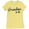 grandma to be Ladies Fitted T-Shirt