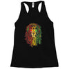 new! men's rasta vibe lion Racerback Tank
