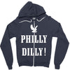 philly dilly Zipper Hoodie