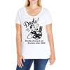 funny dad Ladies Curvy T-Shirt