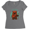 save ewoks Women's Triblend Scoop T-shirt