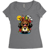 colorfu Women's Triblend Scoop T-shirt