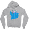b is for blood sugar Zipper Hoodie