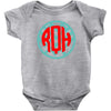 chevron circle Baby Bodysuit