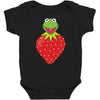 Kermit Strawberry Baby Bodysuit