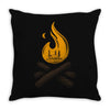 camp &amp; bonfire Throw Pillow