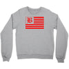b red Crewneck Sweatshirt