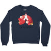 lung cancer awaneress Crewneck Sweatshirt