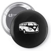 camper van funny mens campervan cotton Pin-back button