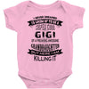 Super Cool Gigi Of A Freaking Awesome Granddaughter Baby Onesie